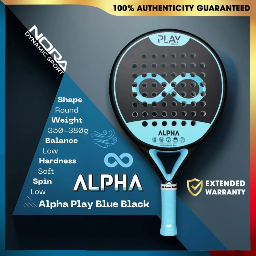 Alpha Play Blue Black Raket Padel
