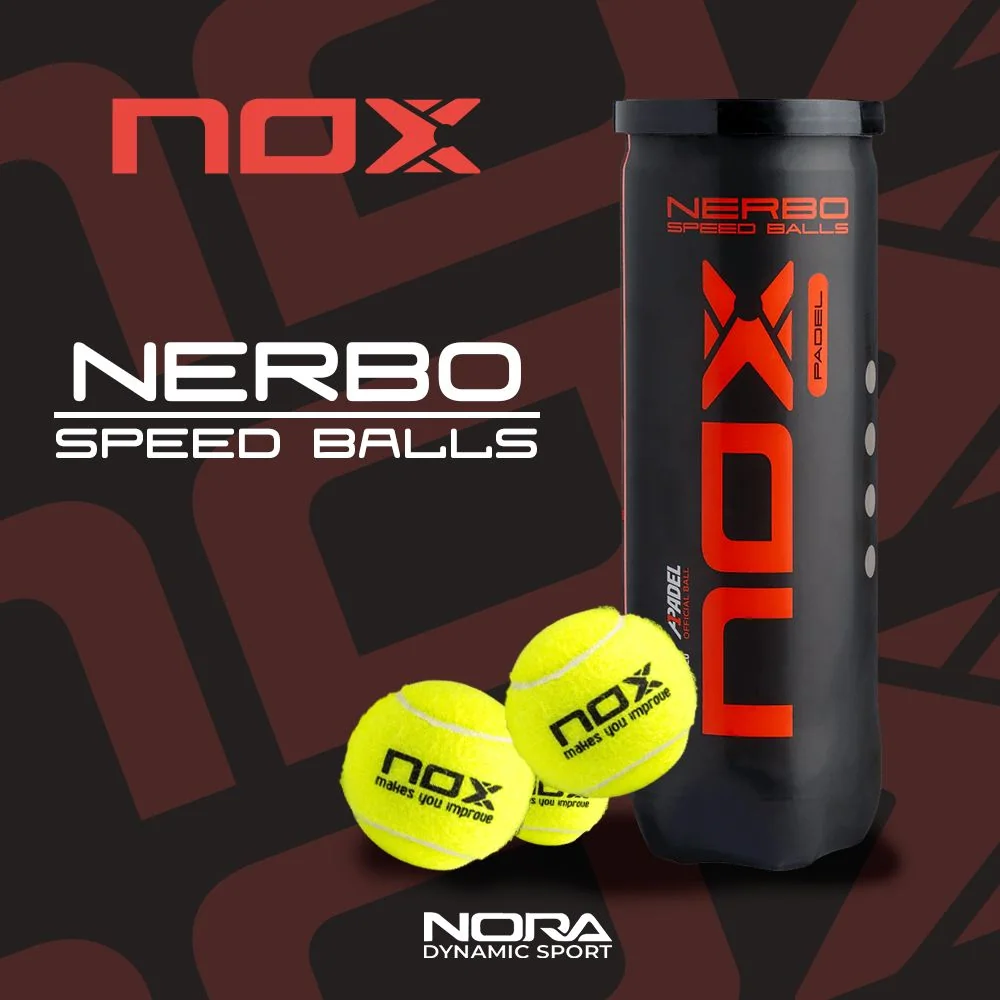 NOX NERBO Speed Balls (3pcs) Padel Ball s