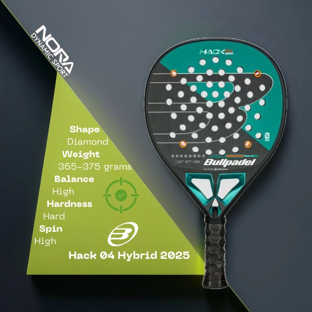 Bullpadel Vertex 04 Hybrid 2025  Raket Padel Rackets NORA DYNAMIC STORE