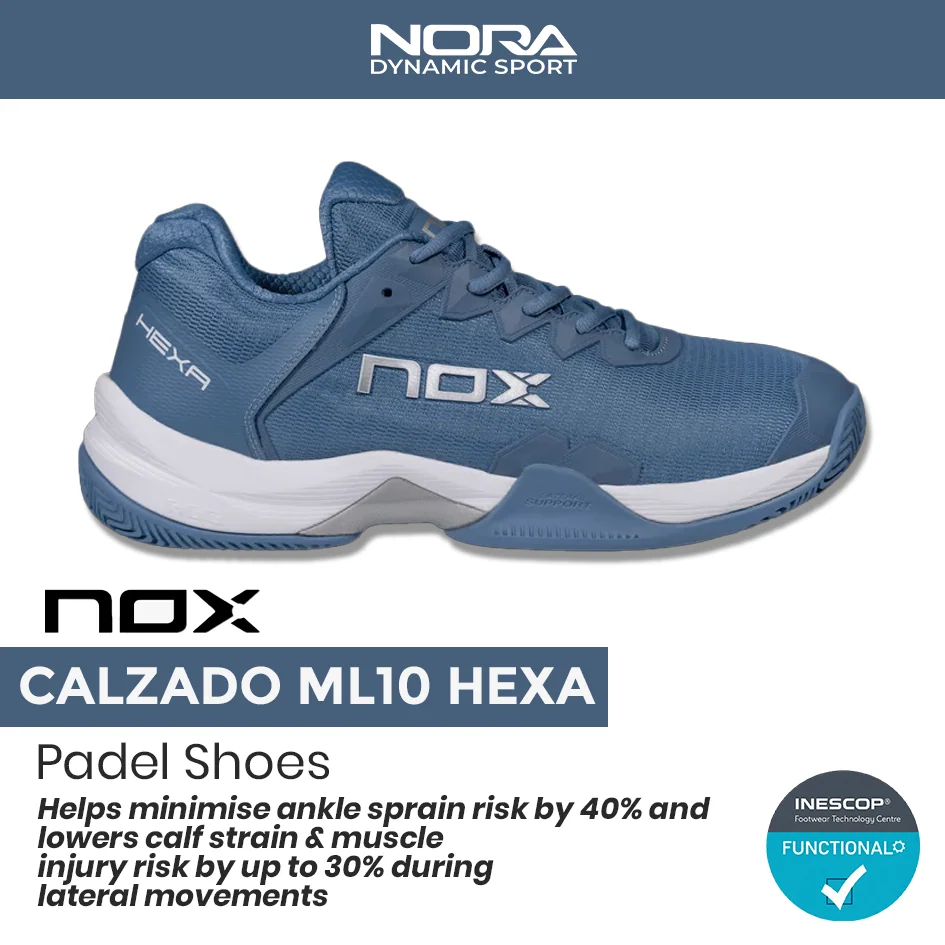 Nox Calzado ML10 Hexa Blue/Silver Padel Shoes