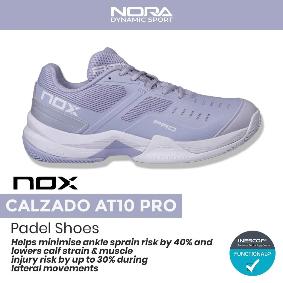 Nox Calzado AT10 Pro Purple/White Padel Shoes  Padel