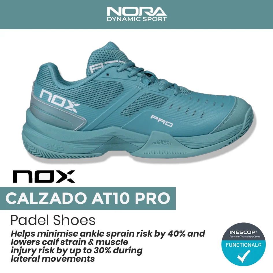 Nox Calzado AT10 Pro Turquoise Padel Shoes s